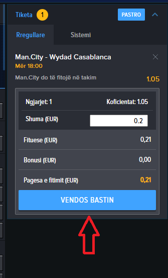 Manchester City VS Ëyadad koeficientët në Mozzartbet 18.06.2026