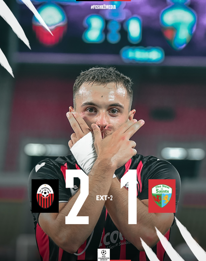 Shkëndija e sigurt, kalon fazën e parë të Champions