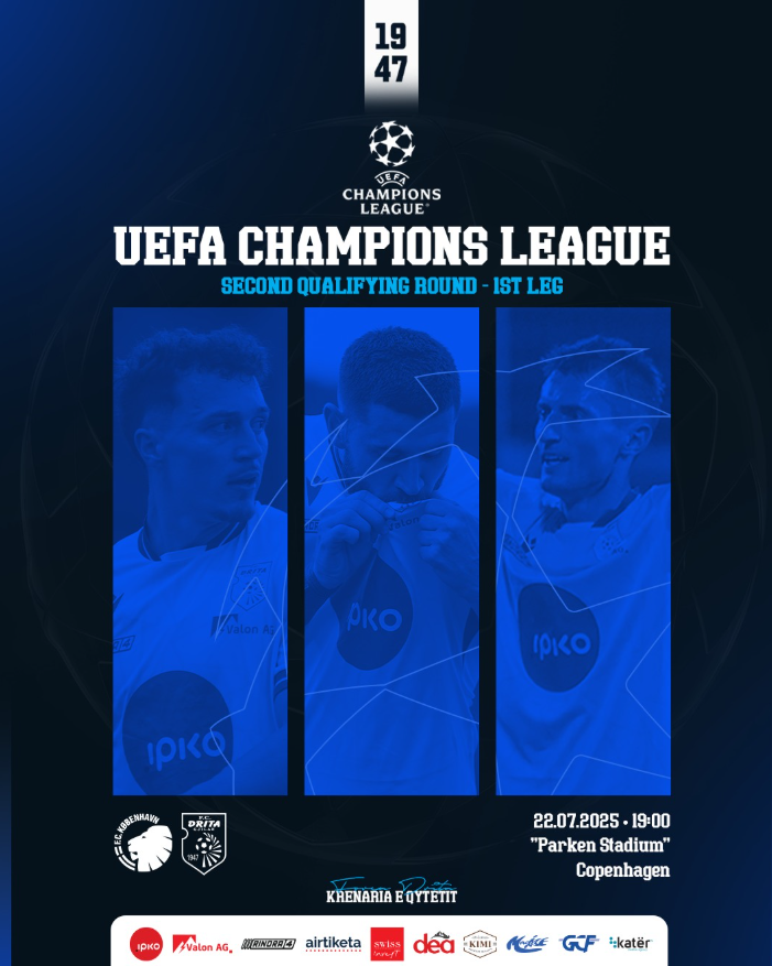 Drita, vazhdon më tej ëndërrën e saj europiane, triumfon në Champions