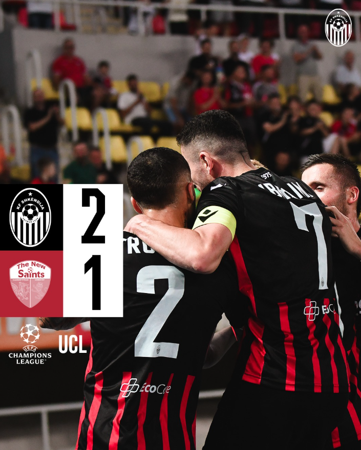 Shkëndija e sigurt, kalon fazën e parë të Champions