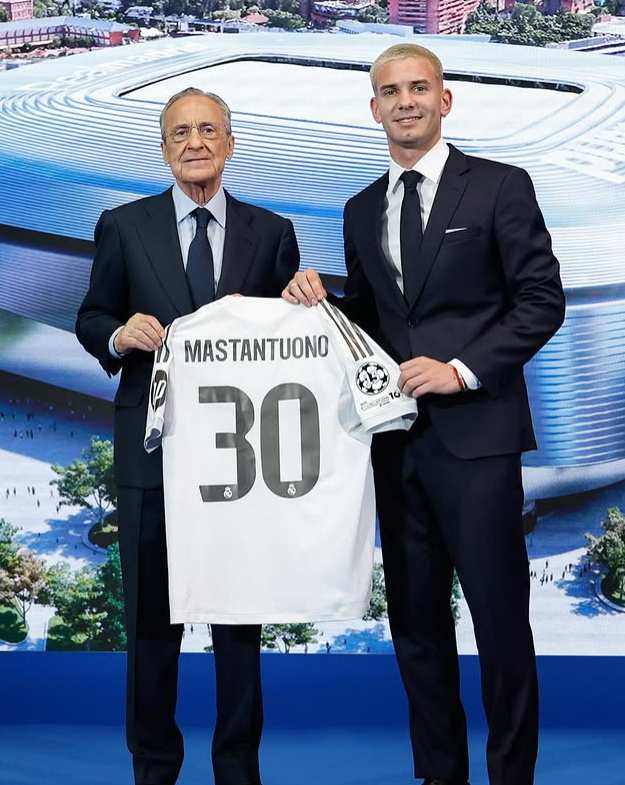Mastantuono, pjesë e akademisë së Real Madrid si një mënyrë angazhimi