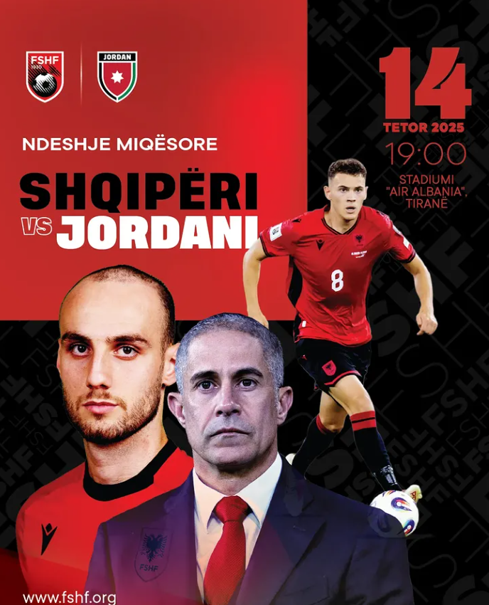Njihet kundërshtari që do të ketë Shqipëria në 14 Tetor