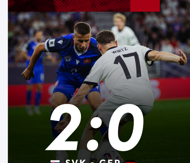 Gjermania e pëson me një humbje në Sllovaki
