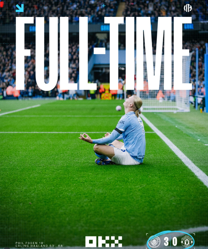Derbi, ngjyros Manchester blu