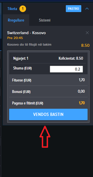 Zvicër VS Kosova koeficientët në Mozzartbet 05.09.2025