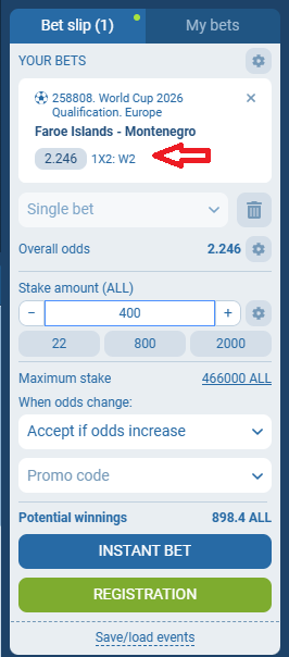 Ishujt Faroe VS Mali I zi koefcientet në 1xbet 09.10.2025