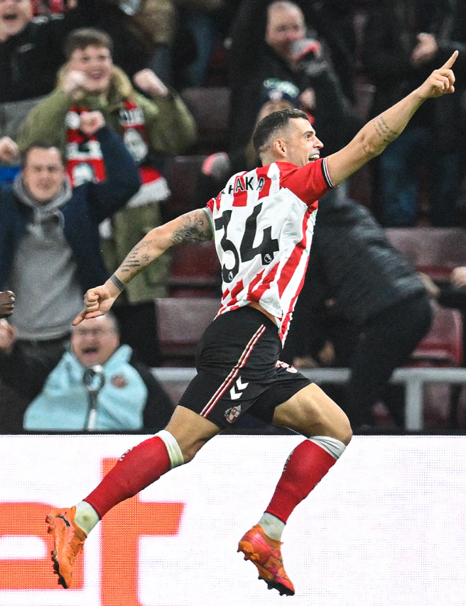 Granit Xhaka shënon golin e parë në Sunderland