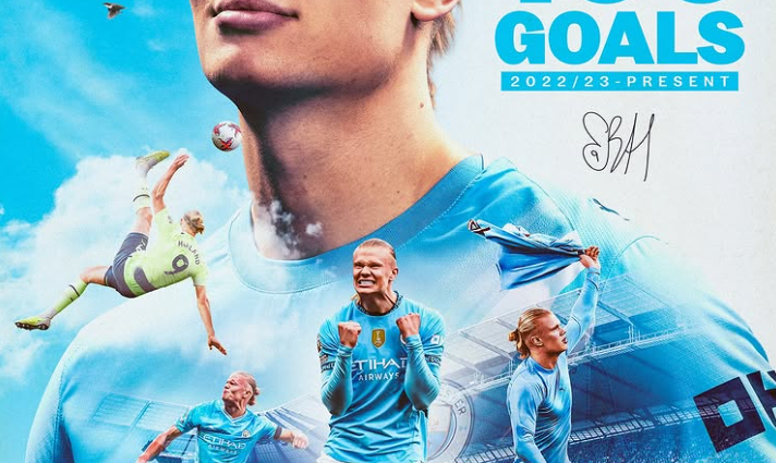 Haaland shënon historinë në Premier Ligë, 100 gola