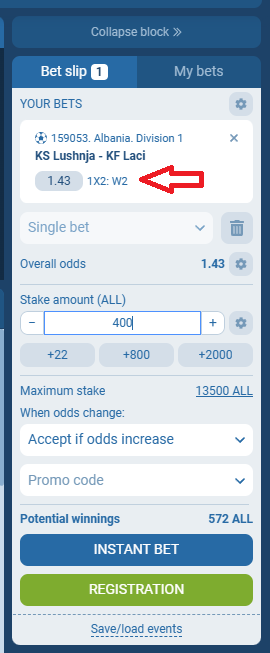 Lushnja VS Laci koeficientët në 1xbet 07.02.2026